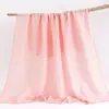 Manta a Cuadros de Algodón de Bambú, Manta Sólida para Parasol de Cochecito de Bebé, Toalla de Baño para Recién Nacido, Manta Envolvente Transfronteriza de Amazon