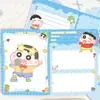 Nuevo Cuaderno de Página a Color A5 Rana Shin-Chan Diario de Estudiante Dibujos Animados Anime Planificador Cuaderno de Oficina