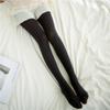 Medias de seda blancas para mujer, pantimedias de terciopelo JK de talla grande, lindas medias japonesas de Lolita para aumentar el tamaño del baile para adultos.