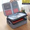 Bolsa caja de almacenamiento de certificados para el hogar multicapa de gran capacidad para archivos documentos tarjetas bolsa para pasaporte certificado