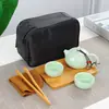 Juego de Té Dingyao Portátil para Viaje, Regalo para Eventos con Opción de Impresión de Logo, Pequeño Regalo Práctico para el Festival de Mediados de Otoño