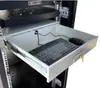 Gaveta de Bandeja Deslizante para Teclado e Mouse Industrial Montada em Rack 1U com Teclado e Mouse USB para Gabinete de Controle Industrial Teclado Lkb90