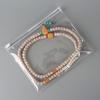 Bolsa sellada INS al por mayor portátil pequeña para almacenamiento de joyas, pendientes, acabado, bolsa de plástico transparente de PVC autosellante