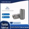 304 aço inoxidável GB77 parafuso de fixação de extremidade plana hexágono soquete fio superior fio de máquina de extremidade plana