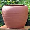 Maceta de terracota transpirable sin esmaltar color rojo buganvilia maceta grande de barro sin esmaltar rosa maceta de cerámica de tubo alto maceta para suculentas y pilas viejas