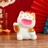 Adornos de Micro Paisajismo, Manualidades Lindas de Gato de la Suerte de Resina, Adornos del Dios de la Riqueza para Tablero de Coche, Decoración del Hogar al por Mayor
