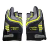 Guantes de pesca de tres dedos, guantes de señuelo para ciclismo, guantes para deportes al aire libre, guantes transpirables de medio dedo, accesorios para equipo de pesca