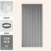 Cortina divisoria para el hogar, cocina, dormitorio, tela de sombra gruesa, cortina sin perforaciones, cortina para aire acondicionado, parabrisas, cortina plegable para puerta