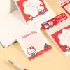 Notas adhesivas Sanrio Guangbo KT86725, alto valor estético, fáciles de despegar, portátiles, diseño de caricaturas, premio de papelería para estudiantes