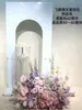Flor de Casamento Criativa Flor Rosa de Casamento Fileira de Flores Arranjo de Flores de Chão Salão de Casamento Decoração de Arte Floral Pronta
