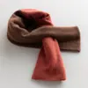 Bufanda de Cachemira Pura para Hombre y Mujer Lana Estilo Coreano Combinable Tejida Engrosada Cálida Bufanda Color Sólido Invierno Nuevo Estilo