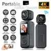 Cámara Portátil de Alta Definición 4K de Nuevo Producto Transfronterizo Doble Lente Wifi Cámara Portátil en el Cuerpo Cámara Deportiva DV Cámara para Exteriores en Stock