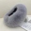 Sombrero de Punta Abierta Peludo Banda de Sombrero de Piel Sintética de Zorro Cálido Engrosado Sombrero de Punta Abierta sin Visera de Piel Sintética para Mujer Invierno
