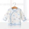 Recém-nascido crianças meia-volta roupas recém-nascido bebê roupas de outono single-piece top bebê monge roupas puro algodão primavera e outono e verão desossado