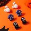Europa y Estados Unidos nuevo 3 pares de traje divertido de dibujos animados Halloween pendientes de resina pendientes traje de cartón
