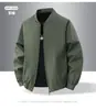 Jaqueta Cross-border Outono Uniforme de Baseball Masculino Roupa Exterior Tendência Casual Piloto Cor Sólida Roupa Masculina Jaqueta Casual Juvenil