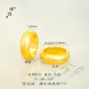 Anillo ancho liso de oro arena mate de larga duración anillo sólido clásico liso anillo de dedo de fideos anillo de amantes