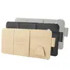Portatarjetas para parasol de coche, Portagafas, Bolsillo con cremallera para facturas de coche, Portatarjetas de identificación para teléfono móvil, Bisel de almacenamiento, Transfronterizo