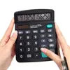 Calculadora para Contabilidade, Computador Estudante com Alimentação Dupla Solar, Calculadora de 12 Dígitos com Display Grande Material de Escritório
