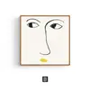 Pintura Decorativa Artística Nórdica de Nicho Estilo Japonês para Sala de Estar Restaurante Pintura de Parede para Cozinha de Restaurante Pintura de Pendurar