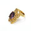 Nuevo Anillo de Acero de Titanio Hueco con Diamantes de Escorpión de Personalidad Creativa Retro Europeo y Americano Anillo de Acero de Titanio Punk de Moda para Hombre