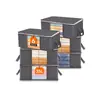 Bolsa de Almacenamiento para Colchas Amazon Bolsas Gruesas de Tela No Tejida para Almacenamiento de Colchas Bolsa Grande Antipolvo para Ropa Bolsa de Equipaje Transfronteriza