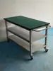 Bancada Móvel Carrinho de Mão Bancada Antiestática Mesa de Operação Mesa Experimental Mesa de Reparo com Rodízios Carrinho de Três Níveis