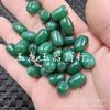 Cuentas de barril de ágata verde agua, cuentas sueltas de jade, calcedonia verde, camino recto, columna recta, accesorios de joyería, cuentas de jade hechas a mano