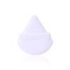 Borla de polvo flocado no absorbe polvo triángulo abanico maquillaje polvo suelto gamuza belleza maquillaje huevo terciopelo corto de doble cara borla de polvo al por mayor