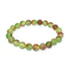 Pulseira de Quartzo Pavão Natural para Homens e Mulheres, Pulseira de Contas Estilo Casal, Atacado de Cristal de Quartzo Pavão