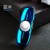 Spinner Inflable Creativo para la Punta del Dedo, Encendedor a Prueba de Viento con Llama Directa, Accesorio de Metal Personalizado para Fumar para Chicos Geniales