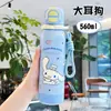 Caneca Térmica Sanrio Melody de Alto Valor Desenho Animado Fofo Caneca de Café para Carro Caneca Portátil com Canudo de Mão