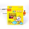 Traje de crayones para graffiti infantil directo de fábrica 12/18/24/36 colores caricatura barra de pintura al óleo premio venta al por mayor