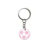 Llavero Creativo Rosa de Dibujos Animados Serie Rosa Llavero Personalizado de Goma Suave PVC Colgante para Bolsa Adorno para Llave de Coche Accesorio