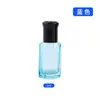 Botella octogonal de rollerball al por mayor color botella de aceite esencial botella de perfume de vidrio botella de perfume portátil botella de cuentas logo