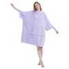 Comércio exterior plus size solto roupa de casa verão exterior camisola estilo europeu e americano pijama toalha de praia absorvente roupão de secagem rápida
