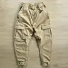 Overol para Hombre Primavera y Otoño Ropa de Trabajo Estilo Japonés Marca de Moda Pierna Suelta Pierna Pantalones Casuales Pantalones de Trabajo para Hombre