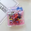 Lindo y Fresco, Diademas Elásticas Desechables con Forma de Estrella, Alta Elasticidad, Duraderas, No Dañan el Cabello, Ligas para el Cabello de Niños al por Mayor
