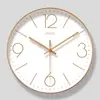 Reloj de pared Polaris, un reloj electrónico minimalista elegante y moderno para salas de estar, con un diseño de lujo ligero y movimiento de cuarzo