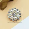 Acessórios de liga uma variedade de padrão de placa de flor broca fivela strass pérola diy acessórios de vestuário fabricantes de acessórios de jóias artesanais
