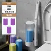 Cepillo de Inodoro Desechable para Baño Cabezal de Repuesto Esponja Cabezal Montado en Pared Desodorizante Limpiador Juego Transfronterizo