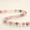 Venda Direta da Fábrica de Pedras Violetas Naturais Soltas, Contas Redondas, Acessórios para Pulseiras DIY, Acessórios Semi-Acabados, Atacado
