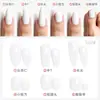 Uñas de los pies puntiagudas largas con forma de almendra, uñas cuadradas de longitud media, uñas redondas cortas, uñas con diseño de rayas nude, uñas postizas de color sólido de alta saturación, uñas a presión