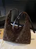 Bolso Casual de Gran Capacidad con Estampado de Leopardo para Mujer, Nuevo Otoño e Invierno 2025, Bolso de Hombro Cruzado, Bolso de Mano