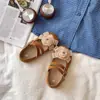 Sapatos Femininos Elegantes Estilo Férias em Malha Florido Camurça 2026 Primavera/Outono Novos Sapatos de Performance com Solado Macio Sapatilhas Versáteis
