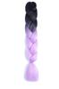 Nueva versión de trenza grande [doble color] Trenza africana sucia peluca trenza cola de caballo fibra química seda de alta temperatura color trenza grande