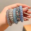 Goma para el pelo tipo cable de teléfono sin costuras, Cuerda para el pelo de alta gama que no daña el cabello, Goma elástica para mujeres, Goma de alta elasticidad para coleta, Accesorio para el pelo