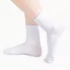 Meias de Estudante Estilo Coreano Primavera Novas Duas Listras Brancas Puras Meias Infantis para Meninos e Meninas Meias de Algodão Penteado em Estoque