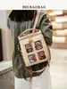 Fábrica de Origen Beibao Nueva Moda Casual Versátil Bolso Cuadrado Pequeño Diseño Original Bolso de Mano y Mochila para Mujer