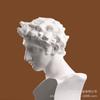Escultura de Figura de Estilo Nórdico 15cm de Alto Xiaowei Pequeña Estatua de Resina Imitación Yeso Adornos Europeos para la Cabeza